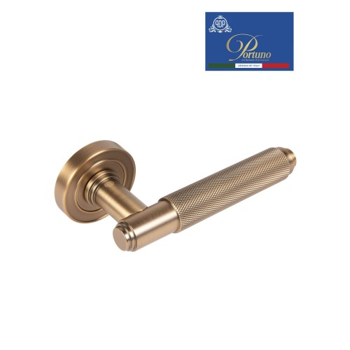 Дверная ручка на розетке Portuno Exa Zig 301.11 матовый кофе Дверная ручка на розетке Portuno Exa Zig 301.11 матовый кофе