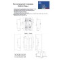 Скрытые петли Portuno H.30.01 полированный хром