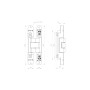 Петля Armadillo  скрытой установки U3D2400.VPG BL черный TECH