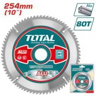 Диск пильный TCT по алюминию 254х30мм TOTAL (TAC233728 ТОТАЛ)