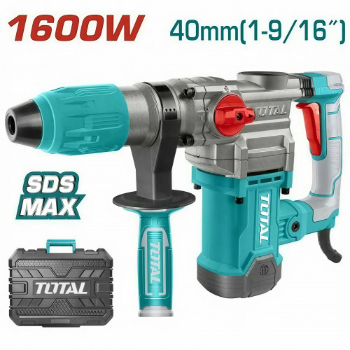 Электрический Перфоратор / SDS MAX / 1600Вт / 10Дж TOTAL (TH1163855 ТОТАЛ)