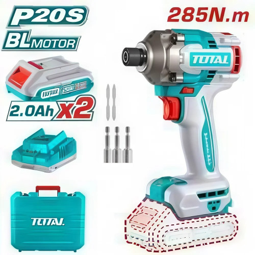 Аккумуляторный ударный винтоверт TOTAL (TIRLI2028 ТОТАЛ)