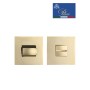 Ручка поворотная Portuno WC.022 полированное золото WC.022.06 (WC фиксатор)
