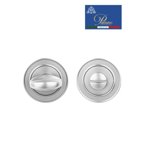 Ручка поворотная Portuno WC.033 матовый никель WC.033.14 (WC фиксатор)