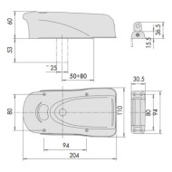 CISA 1A731.00.0 электромеханический замок 2233